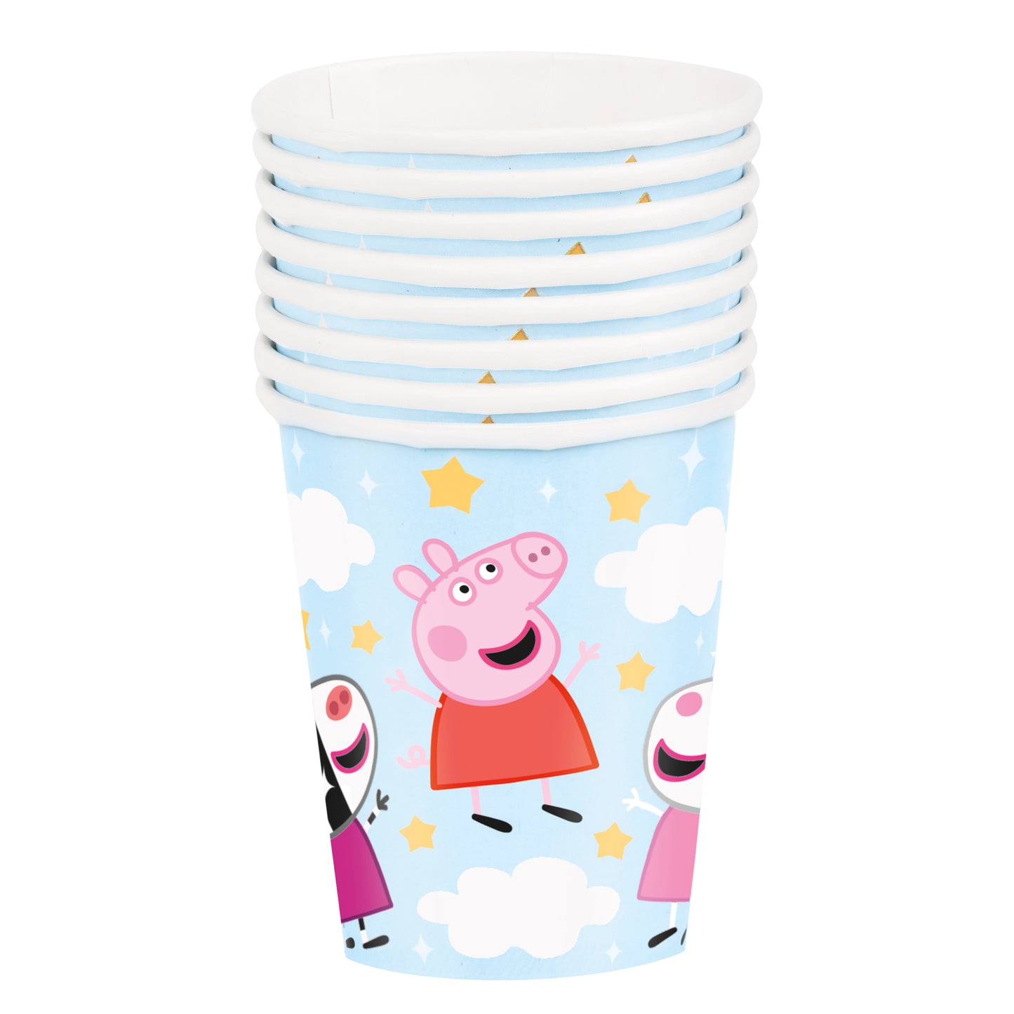 Vasos de papel Peppa Pig de 9 oz, 8 unidades