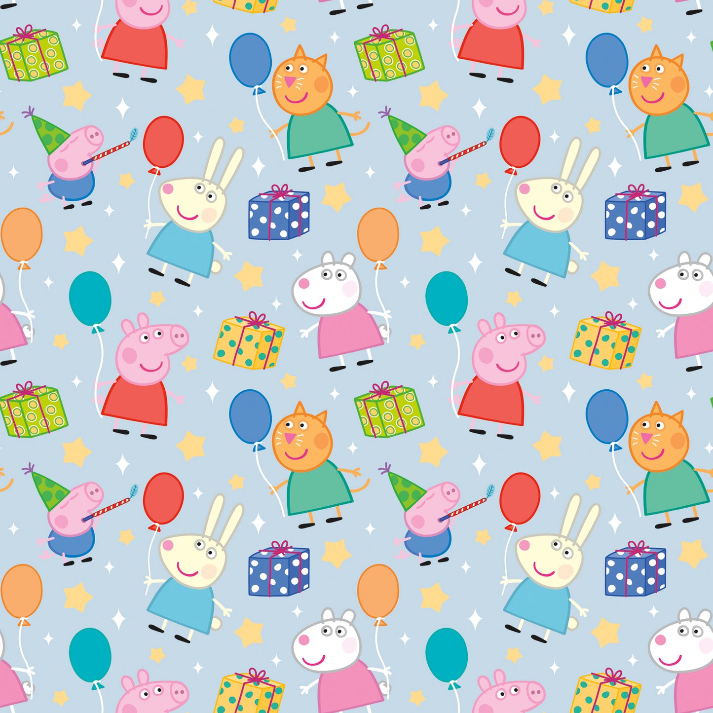 Peppa Pig Gift Wrap, 30in x 5ft, 1ct