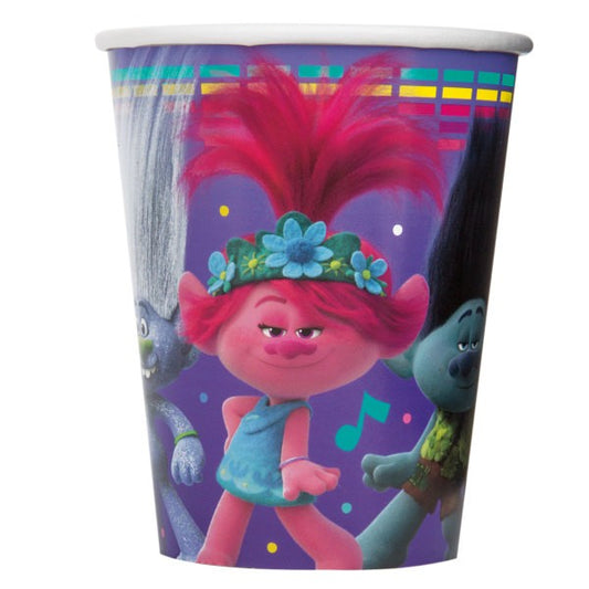 8 Trolls World Tour Copa de 9 oz