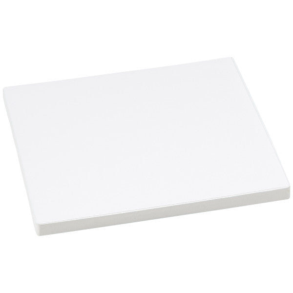 Cake Board 18" Square White Foil 0.5" Thick