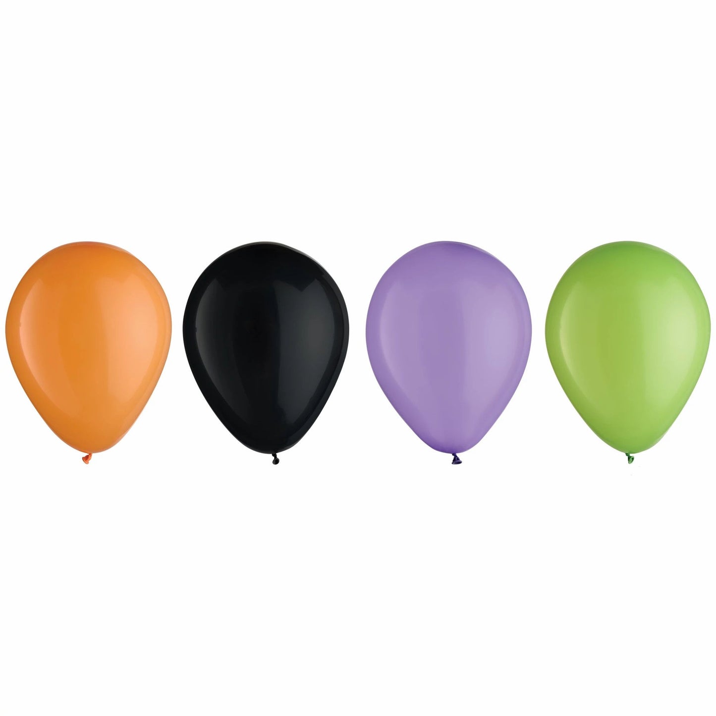 Assorted Halloween Colors 5" Latex Balloons, 25ct