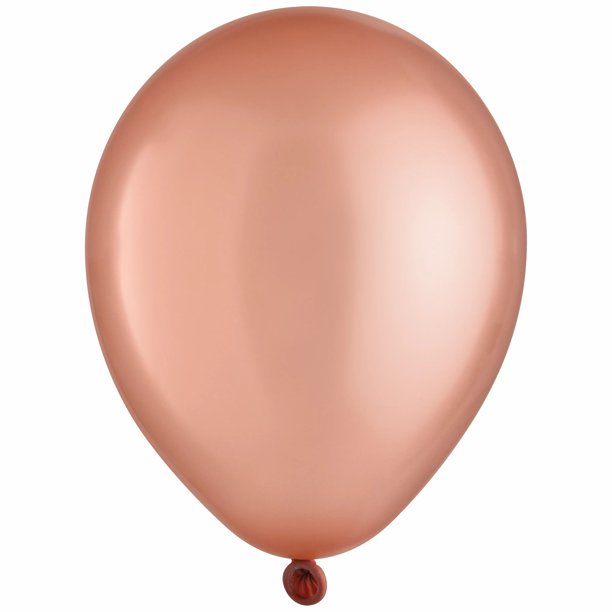 Globos de Látex - Oro Rosa Perlado, 12"