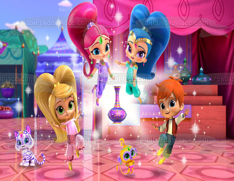 Shimmer y Shine Leah Zac Tala Nahal Imagen comestible para decoración de tarta ABPID00072 