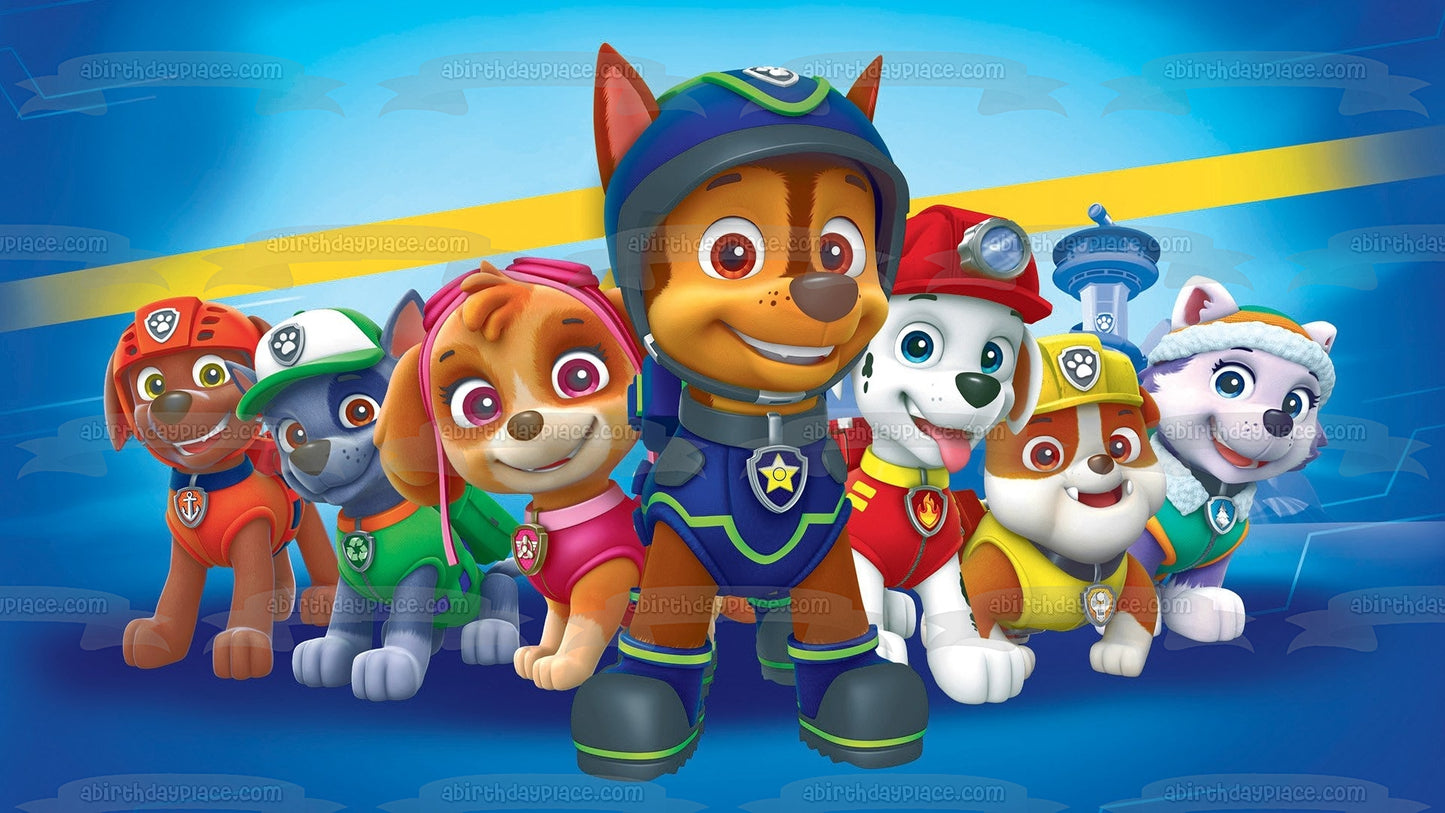 Paw Patrol Marshall Rocky Rubble Skye #2 Imagen comestible para decoración de tarta ABPID00179 