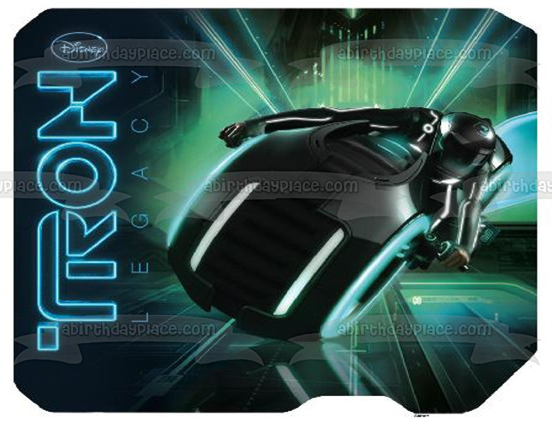 Imagen comestible para decoración de tarta Tron Legacy Light Cycle ABPID00380 