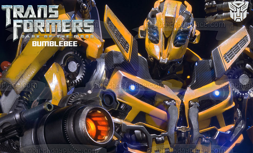Transformers Dark of the Moon Bumblebee Autobots Edible Cake Topper Im A Birthday Place