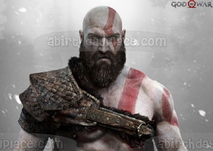 Imagen comestible para tarta de videojuego God of War Kratos ABPID00565 