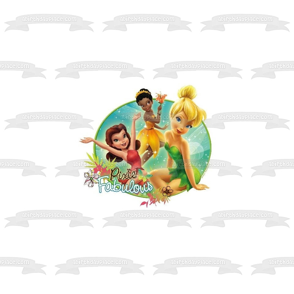 Hadas Tinker Bell Pixie Fabuloso adorno comestible para tarta imagen ABPID00764 