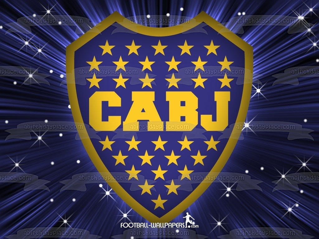 Cabj Boca Juniors Soccer Football Logo Edible Cake Topper Image ABPID0 – A  Birthday Place