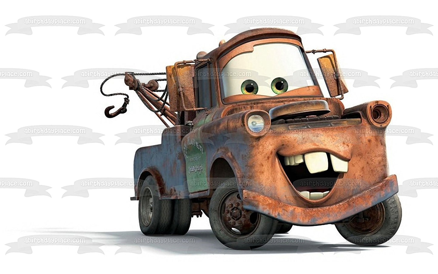 Imagen de decoración comestible para tarta de Cars Mater Sir Tow Mater ABPID03464 