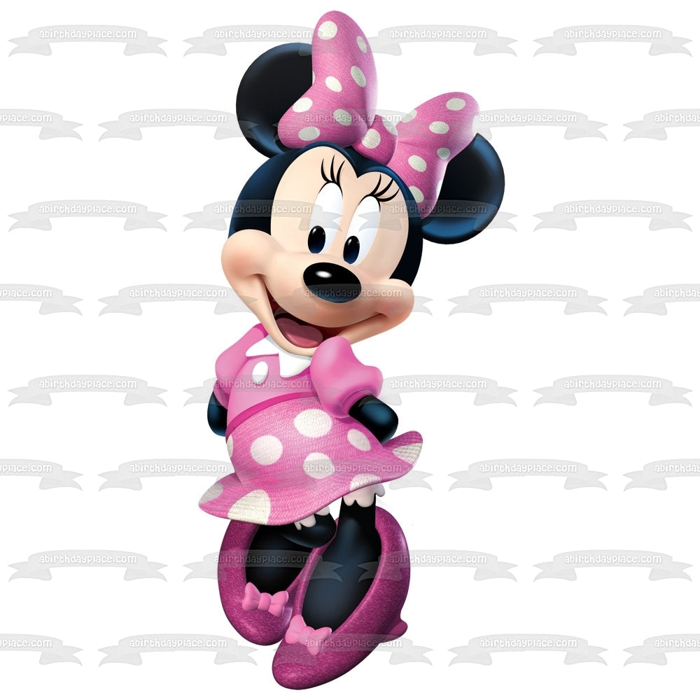 Imagen comestible para decoración de tarta de Minnie Mouse ABPID03501 