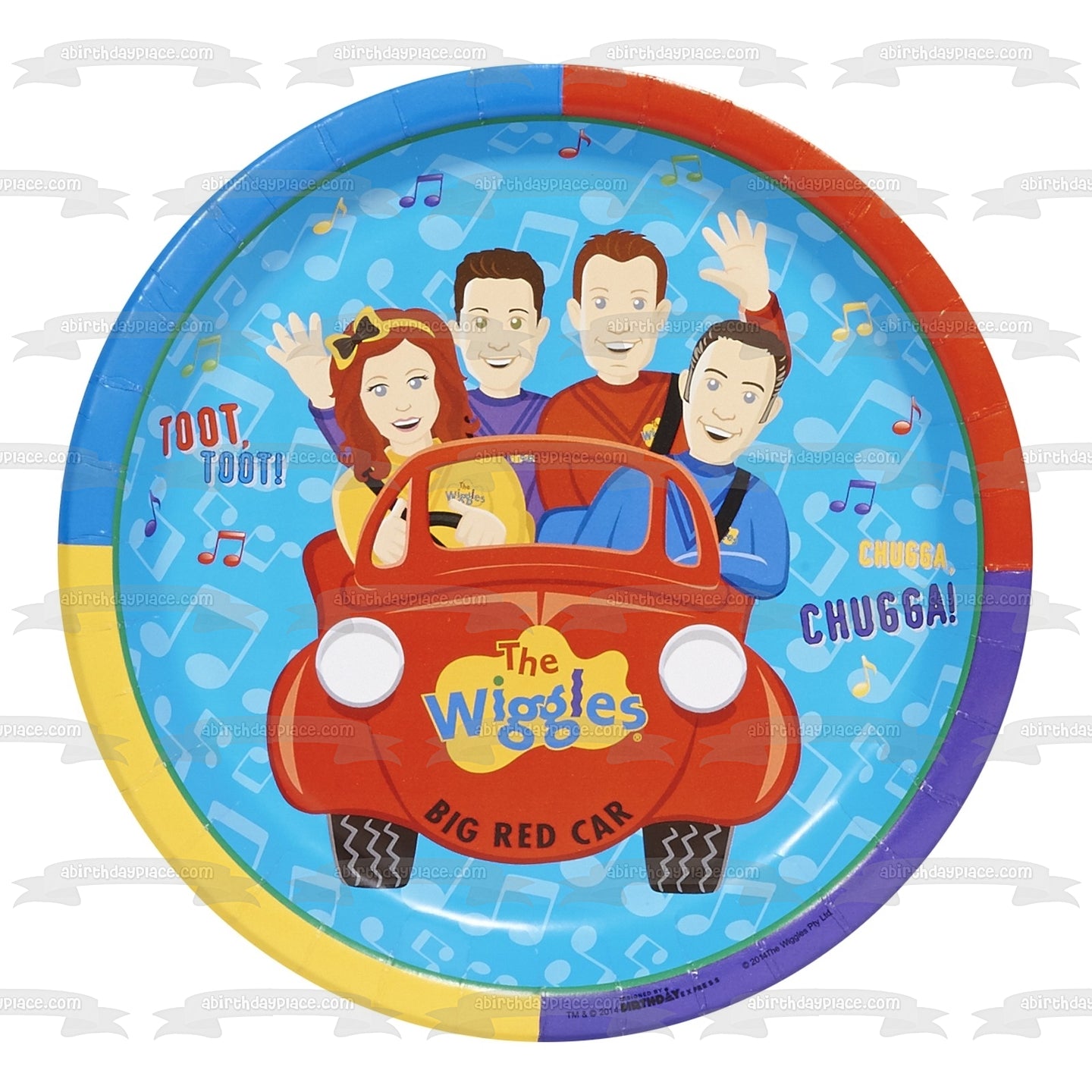 The Wiggles Simon Emma Anthony y Lachy Imagen comestible para decoración de tarta ABPID03933 