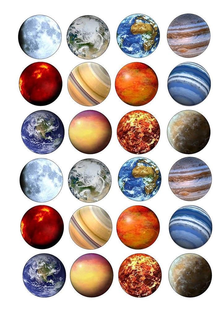 The planets of the minecraft solar system