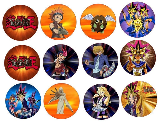 Yu-Gi-Oh! Yami Yugi Pharaoh Atem Crow Hogan Edible Cupcake Topper Images ABPID04210