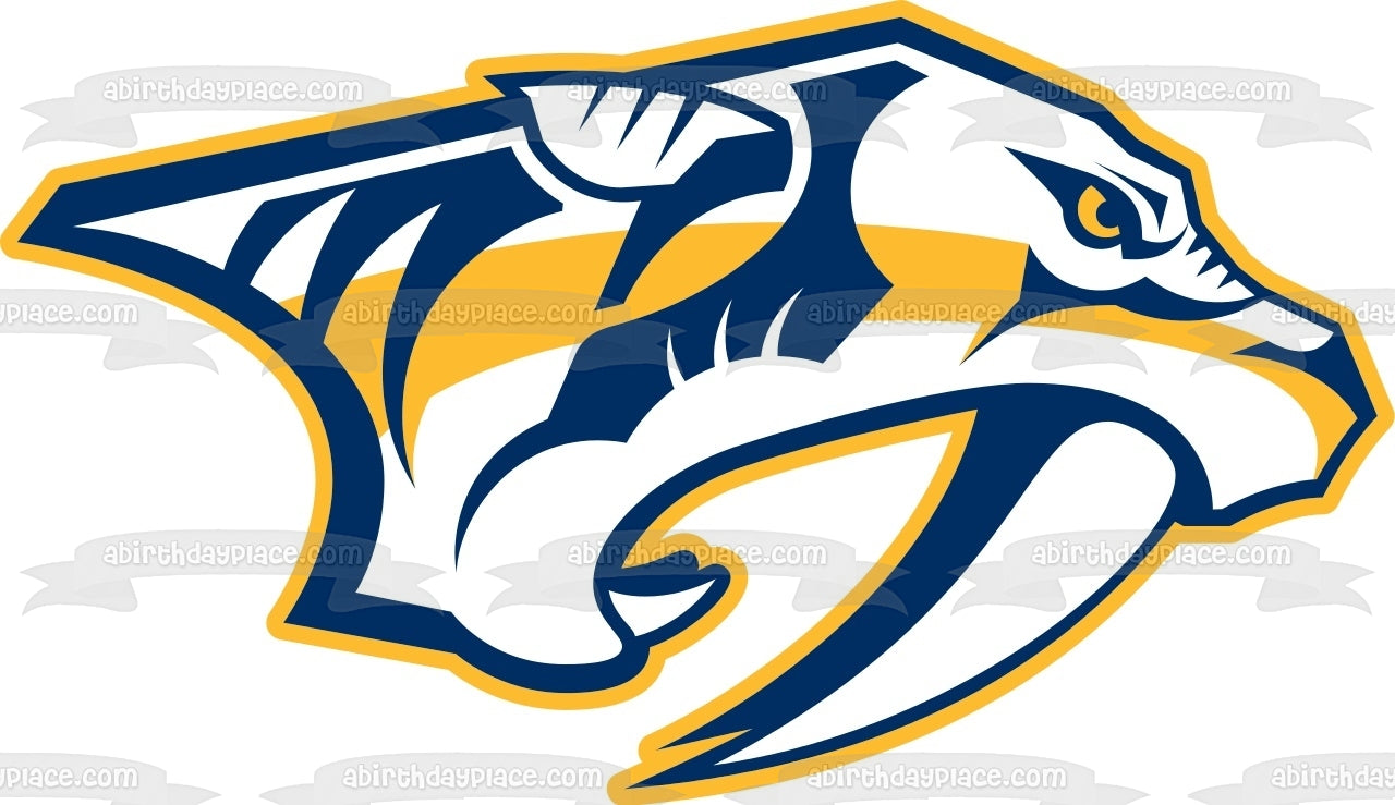 Nashville Predators Equipo profesional de hockey sobre hielo Nashville Tennessee Preds Imagen comestible para tarta ABPID04486 