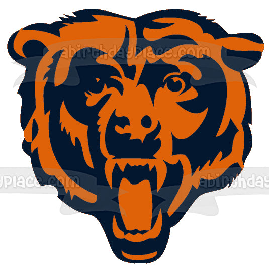 Imagen comestible para tarta con logotipo de los Chicago Bears de la NFL ABPID04511 