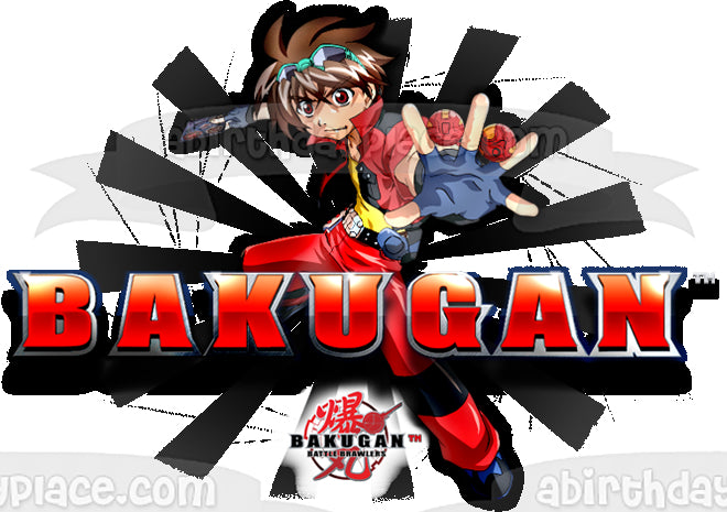 Bakugan Battle Brawlers Dan Kuso Edible Cake Topper Image ABPID04563