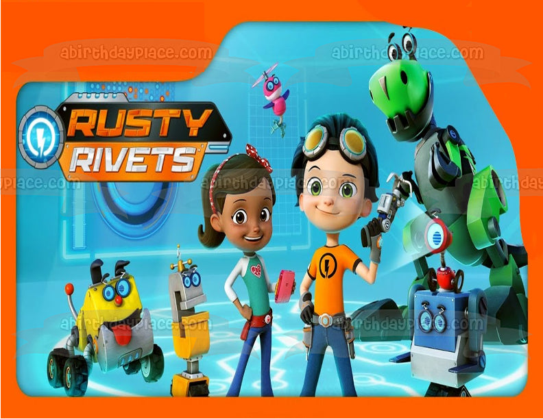 Rusty Rivets Ruby Ramirez Botasaur Snd Whirly Imagen comestible para decoración de tarta ABPID04642 