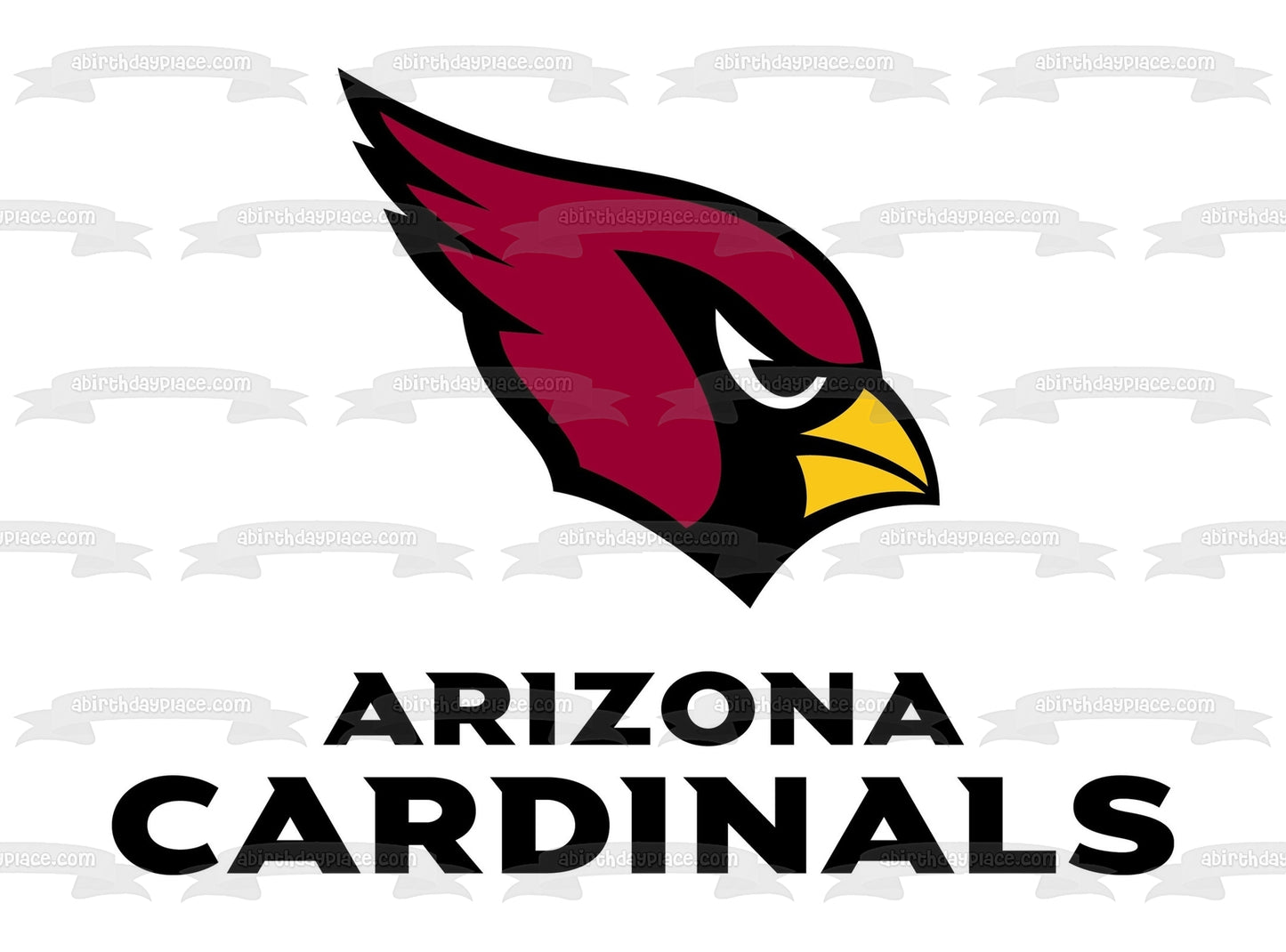 Arizona Cardinals Professional American Football NFL Logo Edible Cake Topper Image ABPID04858