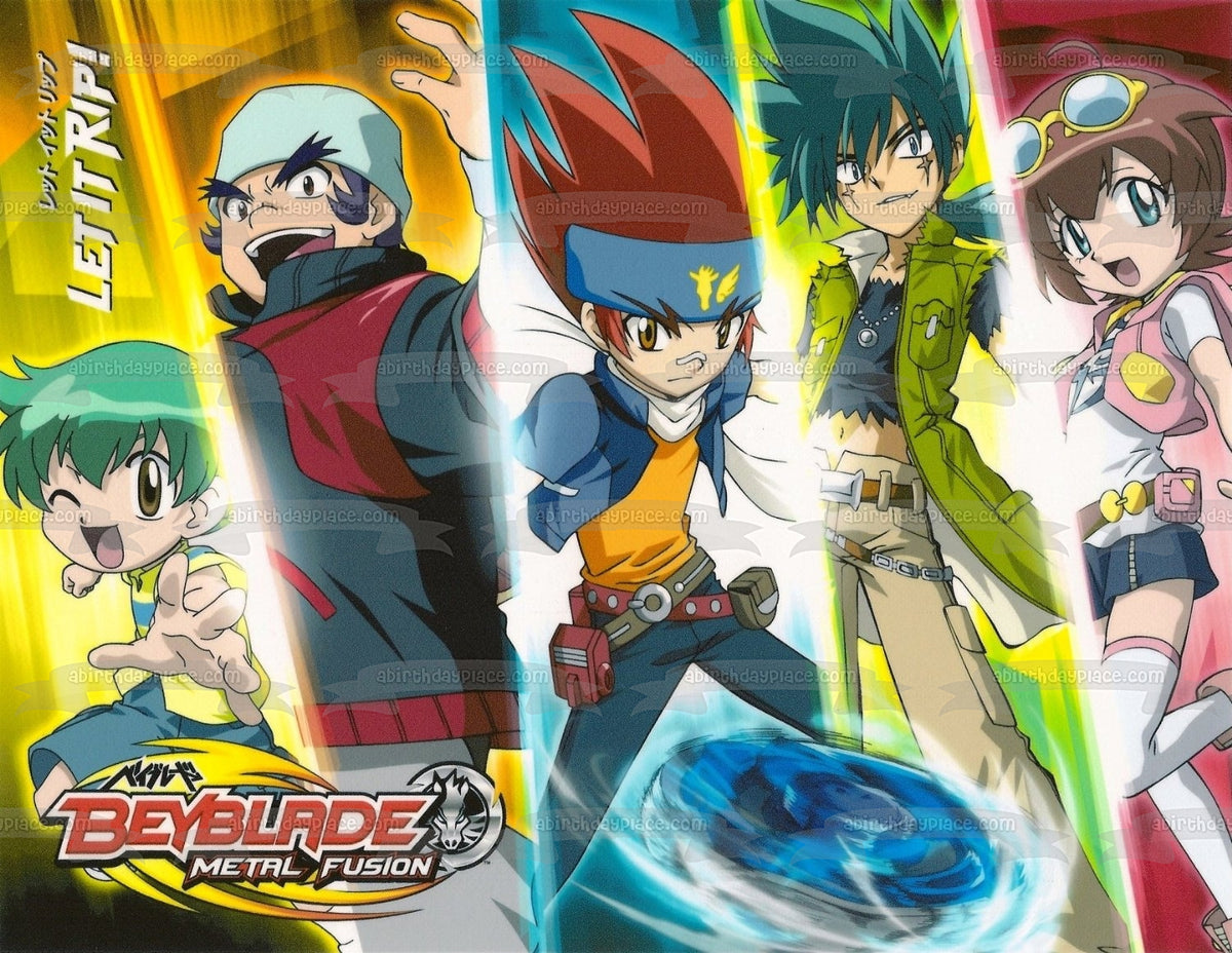 Beyblade Metal Fusion Kenta Yumiya Benkei Hanawa Ginga Hagane Kyoya Ta ...