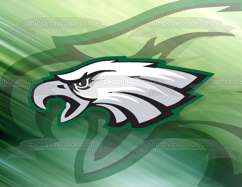 Imagen comestible para tarta con logotipo de los Philadelphia Eagles de la NFL ABPID05232 