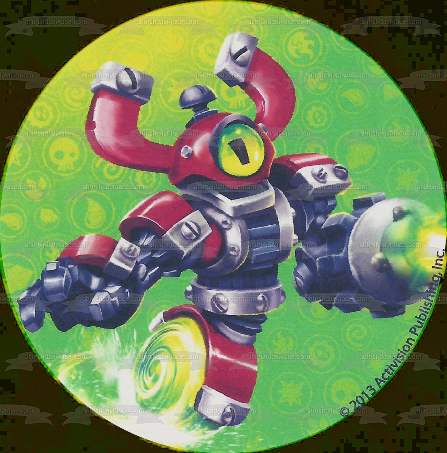 Imagen de decoración comestible para tarta Skylanders Swap Force Magna Charge ABPID05416 