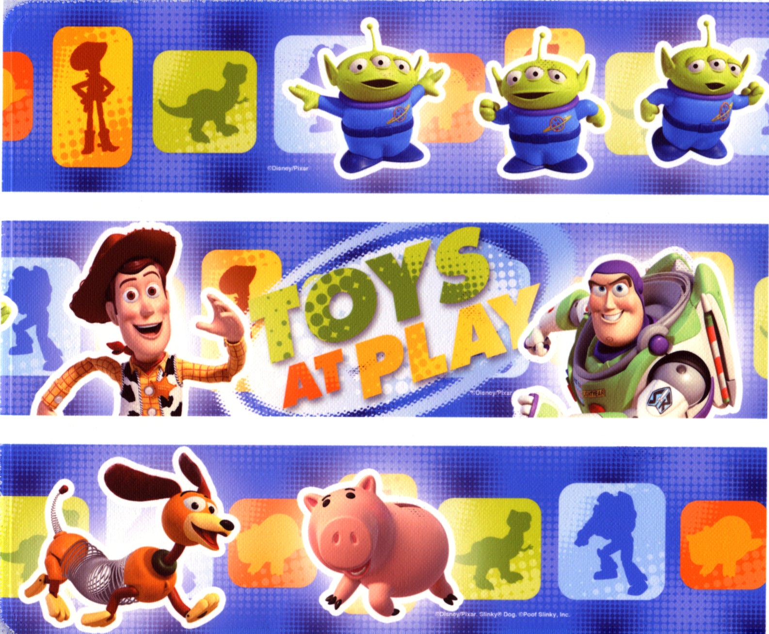 Toy Story 3 Woody Buzz Lightyear Disney Aliens Bullseye Hamm Edible Cake Topper Image Strips ABPID05751