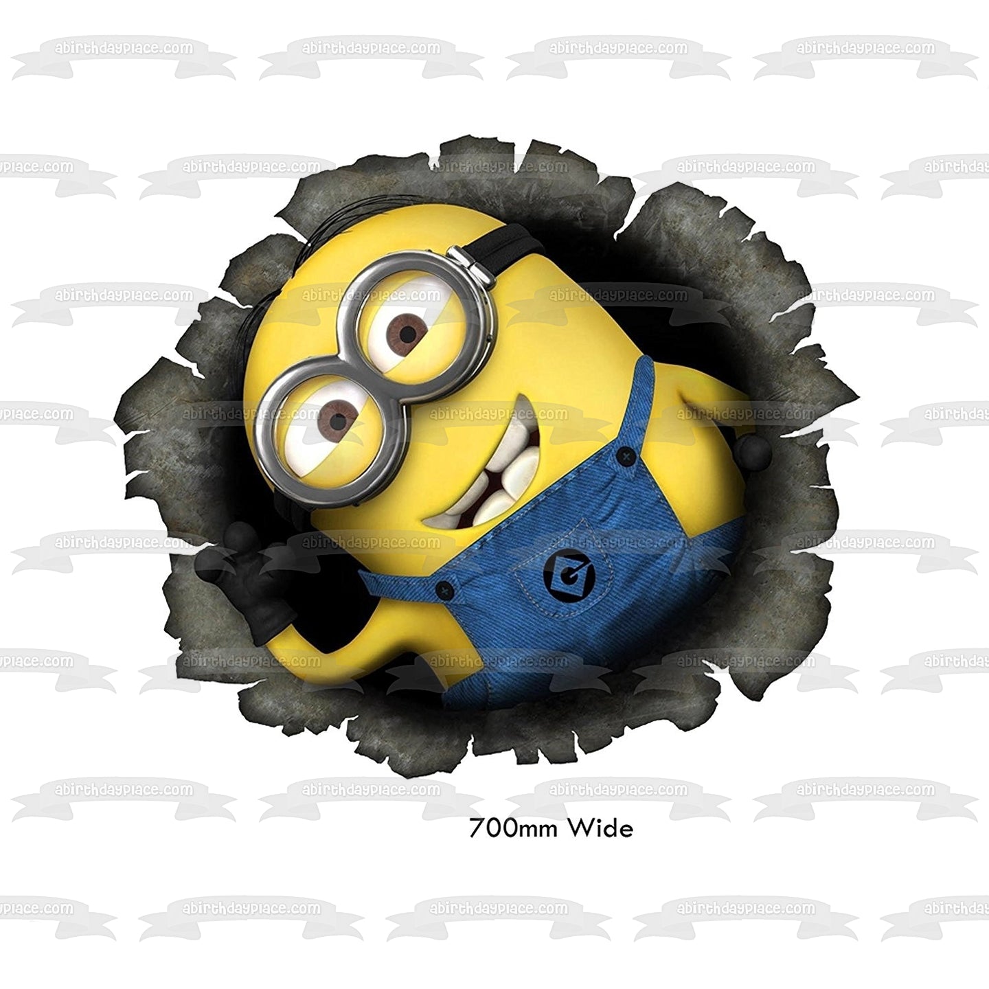 Despicable Me Minion Dave Edible Cake Topper Image ABPID06076