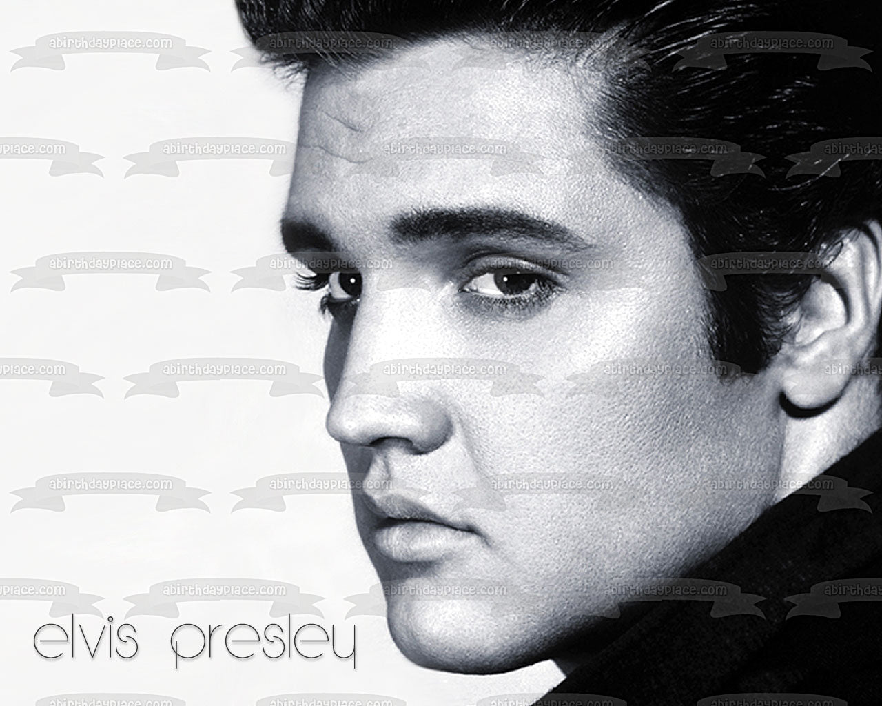 Elvis Presley el Rey Vive en Brasil Portada Imagen comestible para decoración de tarta ABPID06373 