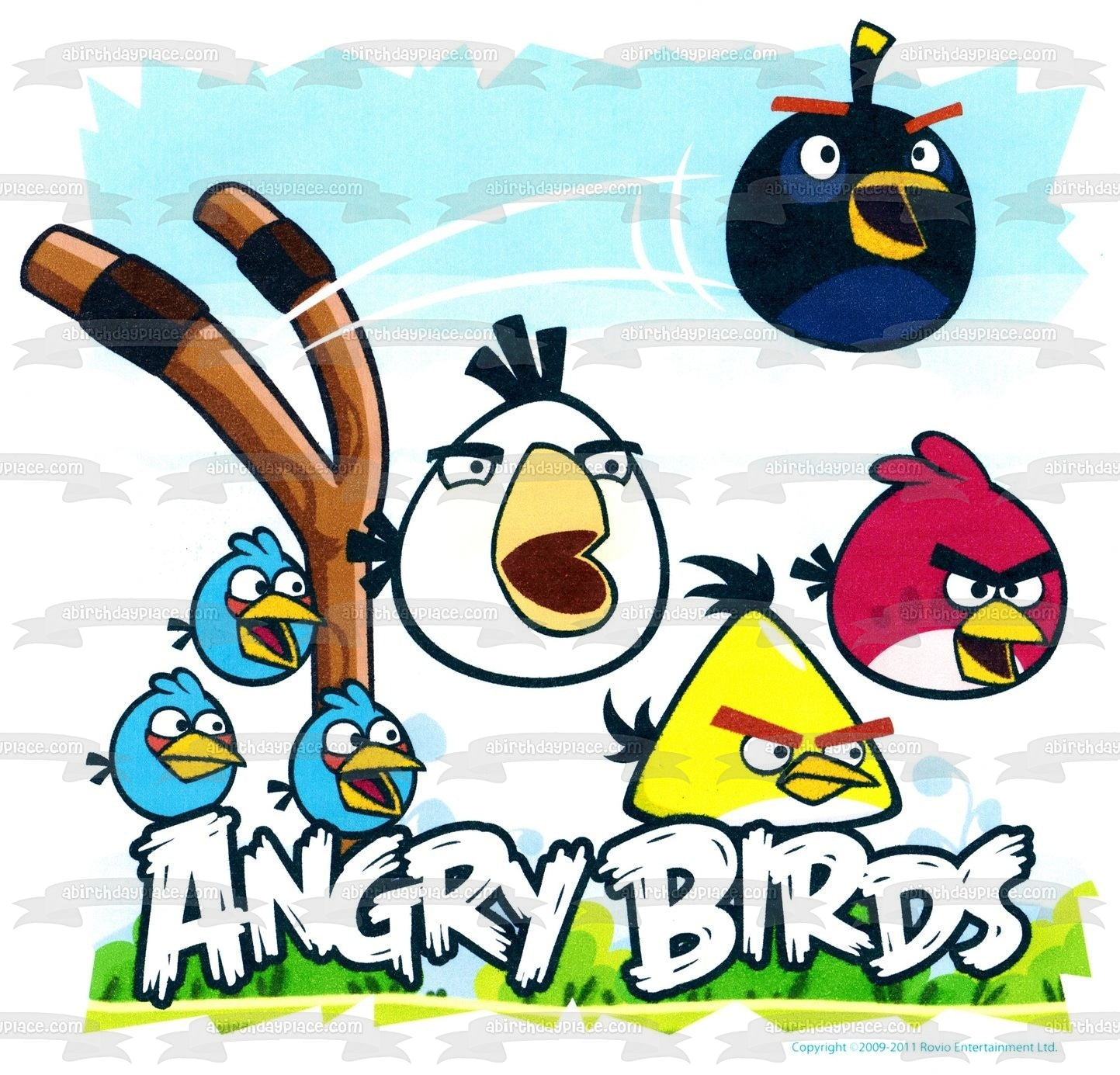 Angry Birds Terence Chuck Matilda Bomb and the Blues Edible Cake Topper Image ABPID06582