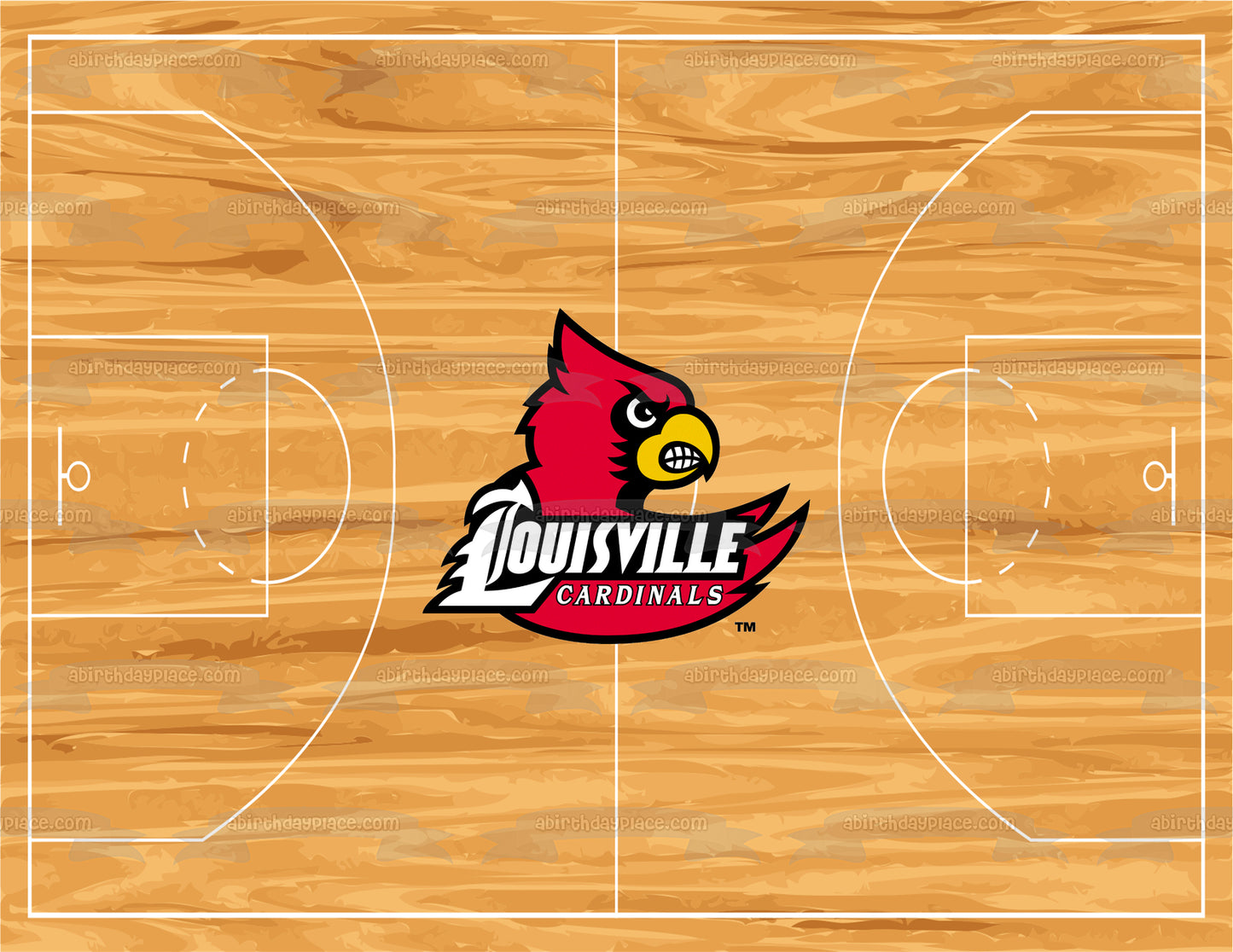 Imagen comestible para tarta de la Universidad de Louisville Cardinals NBA ABPID06936 