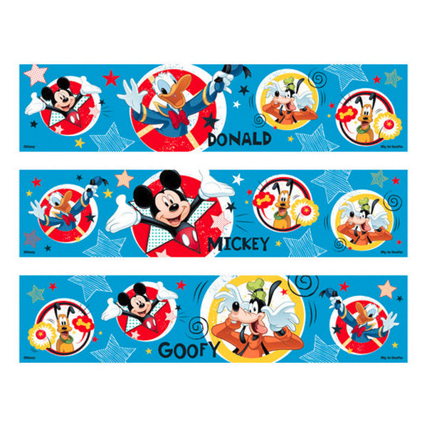 Mickey Mouse Donald Duck Pluto and Goofy Edible Cake Topper Image Strips ABPID07078