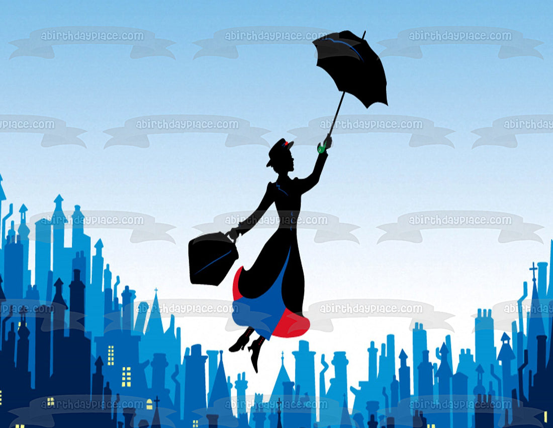 Mary Poppins Musical Julie Andrews Edible Cake Topper Image ABPID07305 ...