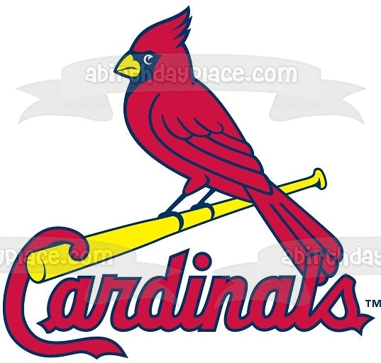 Imagen comestible para tarta con logotipo de los St. Louis Cardinals de la MLB Major League Baseball ABPID07547 