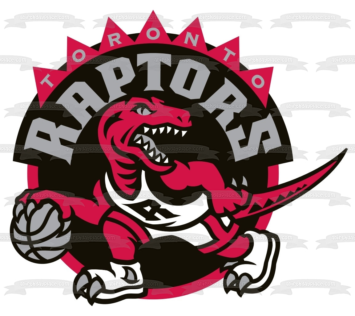 Toronto Raptors NBA Basketball Logo Edible Cake Topper Image ABPID07593