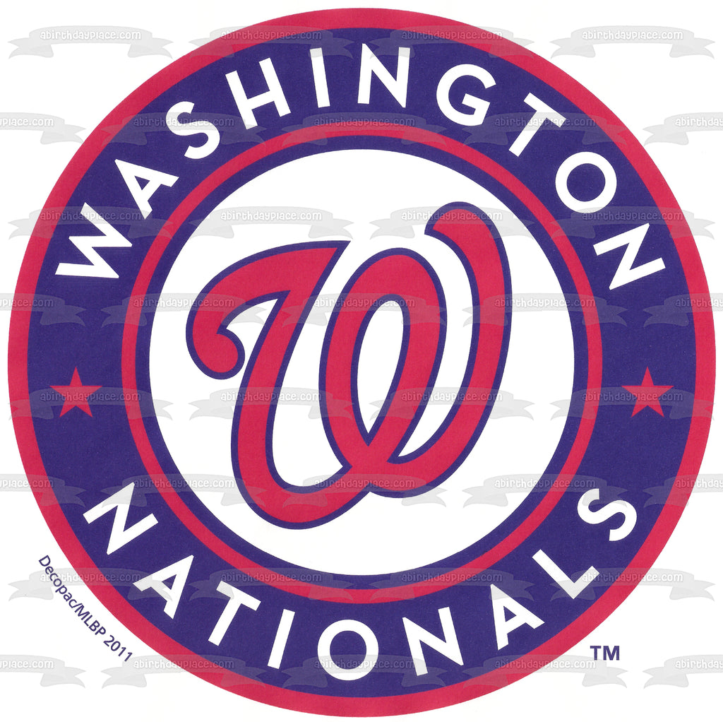 Washington Nationals Edible Image Cake Topper