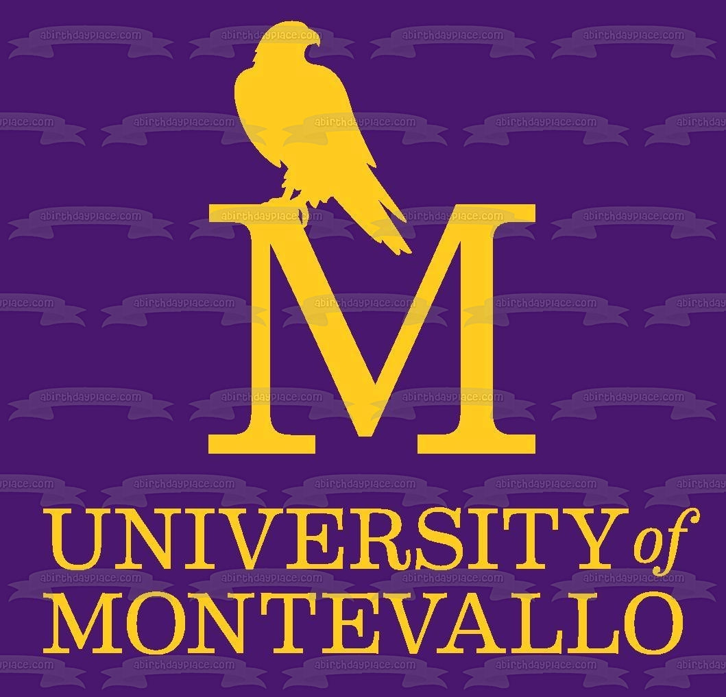 University of Montevallo Logo Alabama Edible Cake Topper Image ABPID08011