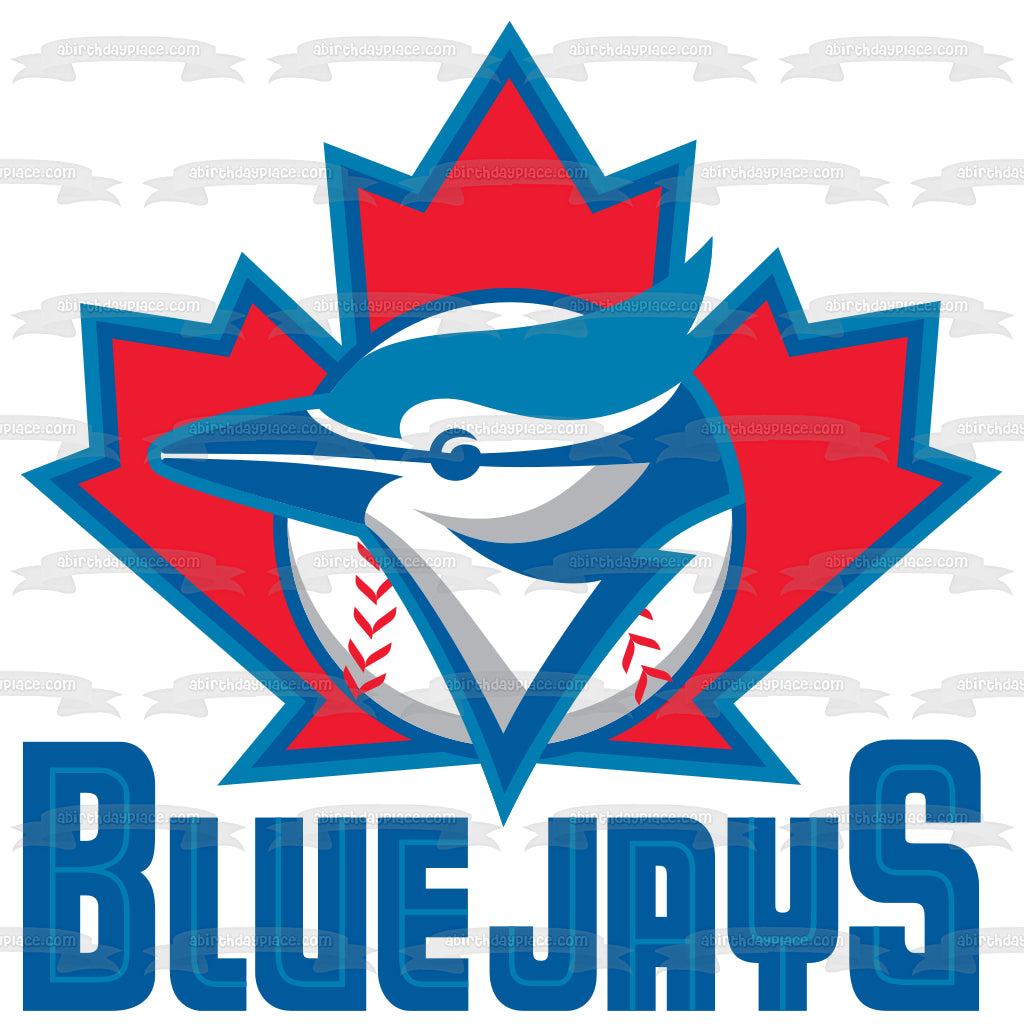 Toronto Blue Jays Logo MLB Major League Baseball Equipo de béisbol canadiense Imagen comestible para tarta ABPID08350 