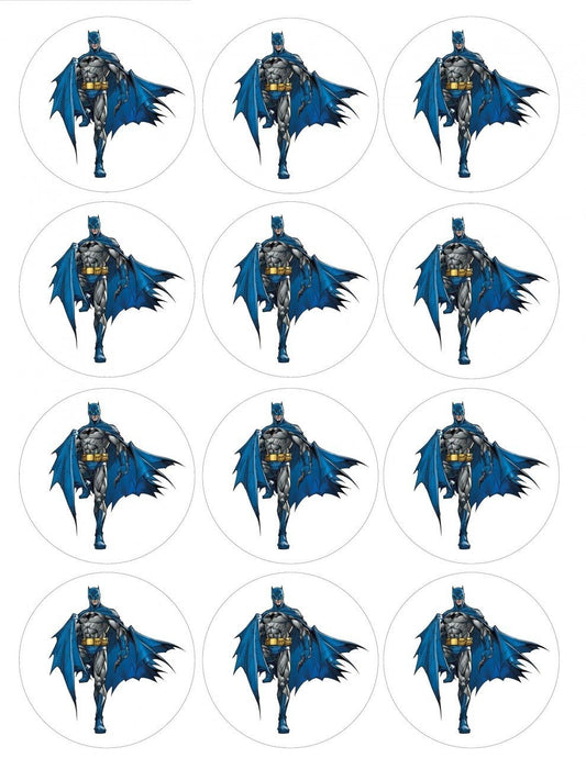 DC Comics Batman Cape Edible Cupcake Topper Images ABPID08494