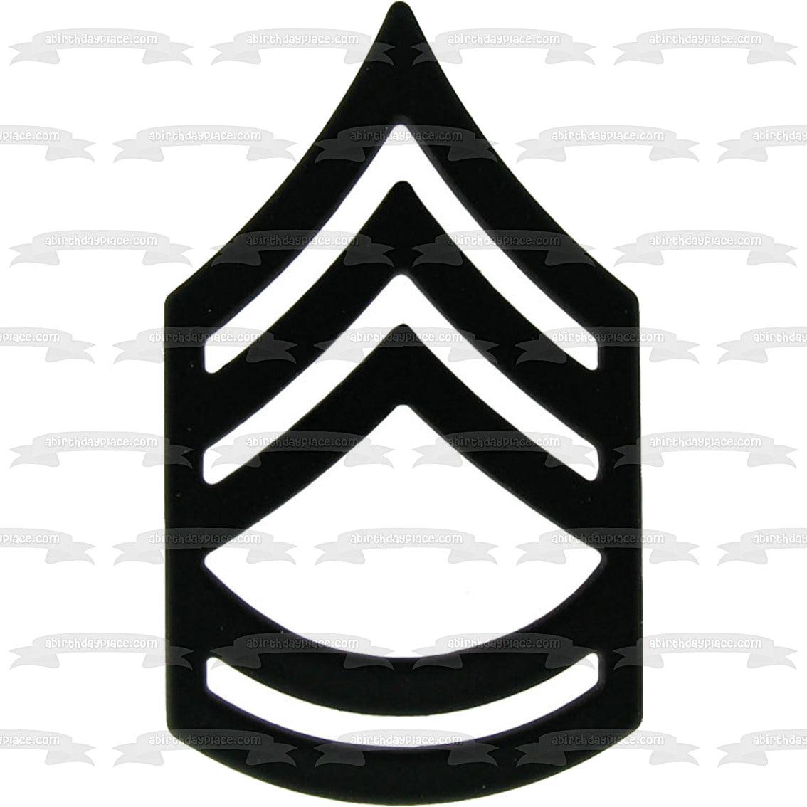 Imagen comestible para tarta con logotipo de sargento del ejército de los Estados Unidos ABPID09787 