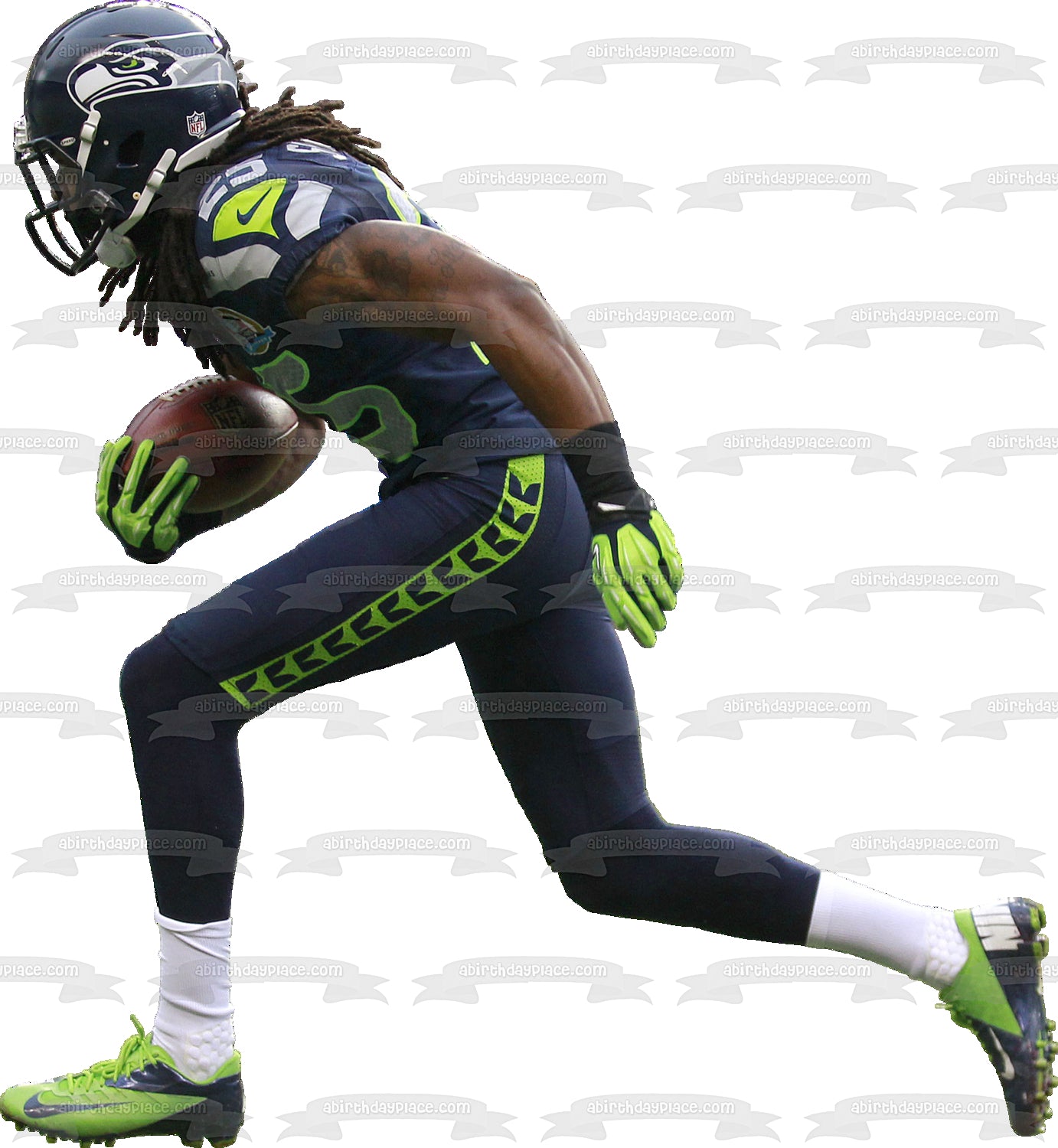 Imagen comestible para tarta de Richard Sherman de la NFL de los Seattle Seahawks ABPID09788 