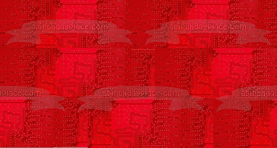 Red Woven Background Edible Cake Topper Image ABPID10098