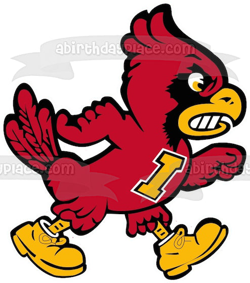 Iowa State Cyclones Logo NCAA Edible Cake Topper Image ABPID10334