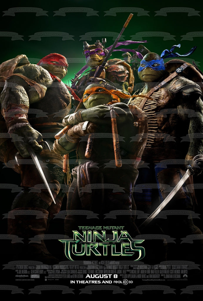 Teenage Mutant Ninja Turtles Donatello Michaelangelo Leonardo and Raph – A  Birthday Place