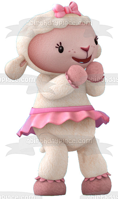 Imagen comestible para decoración de tarta de Doc McStuffins Lambie ABPID10886 