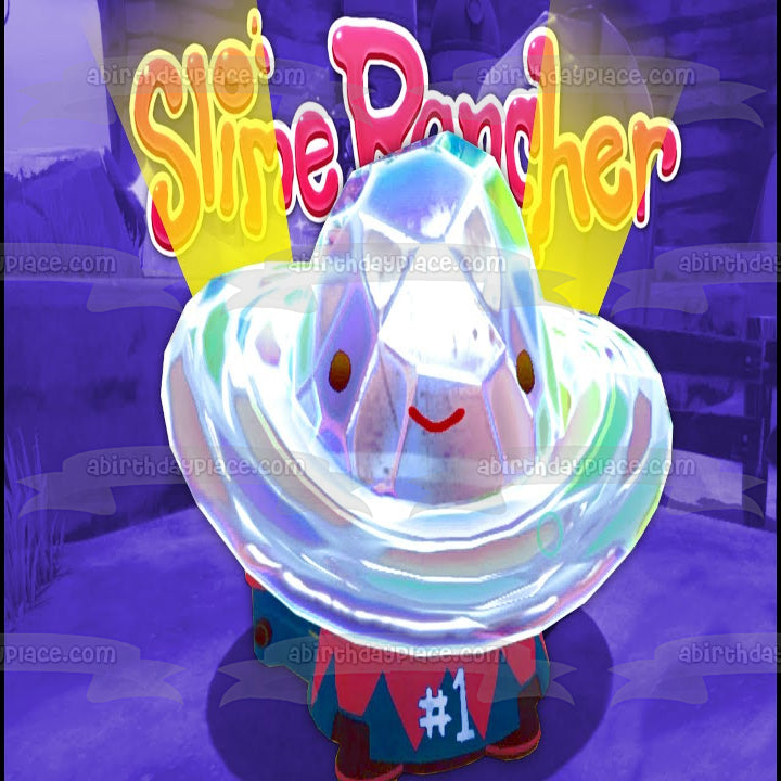 Galaxy Slime Rancher Glitch Slime Edible Cake Topper Image ABPID10922