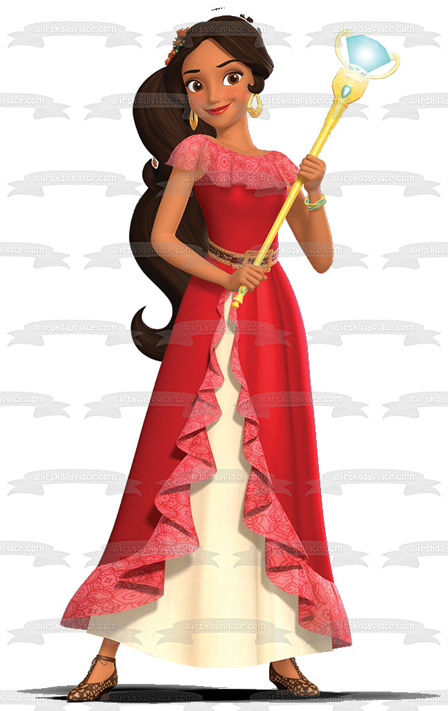 Disney Elena of Avalor Scepter Edible Cake Topper Image ABPID11510