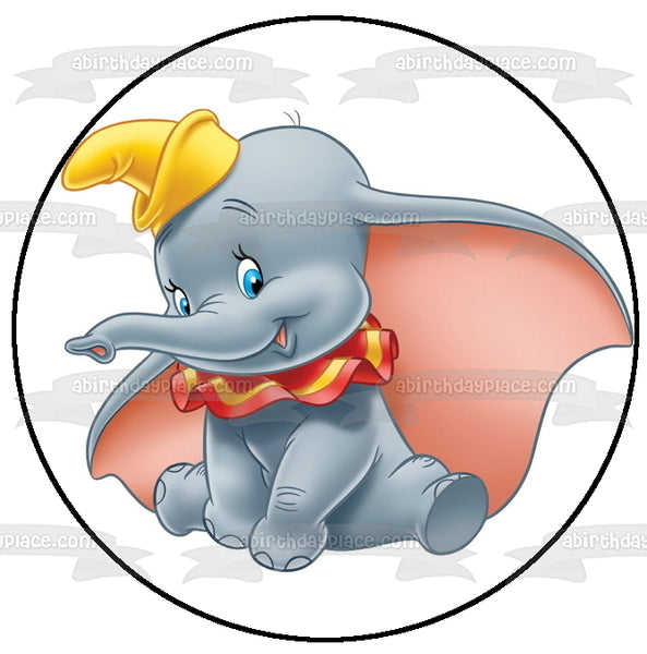 Disney Dumbo Smiling Edible Cake Topper Image ABPID11813