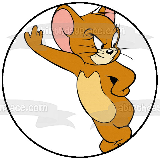 Tom and Jerry Mouse Edible Cake Topper Image ABPID12024