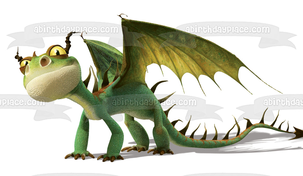 Cómo entrenar a tu dragón Terrible Terror Dragon Edible Cake Topper Imagen ABPID12166 